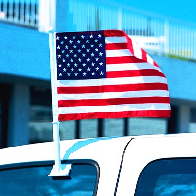 Clip-on Car Window Flags